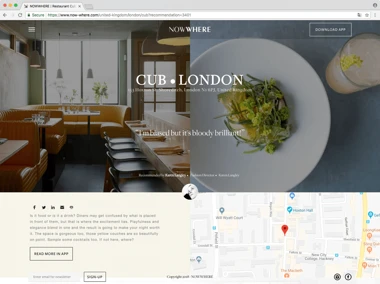 Nowwhere Website Home 3