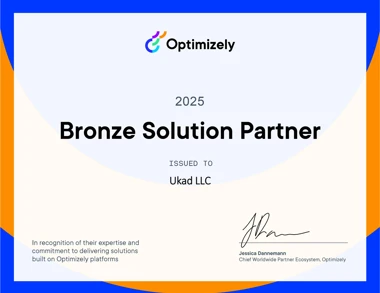 Partner Solution Certificate Ukad LLC