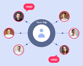 Illustration of Dedicated Team