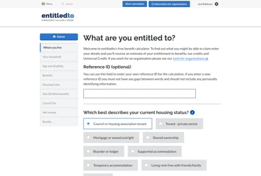 EntitledTo CaseStudy Screen