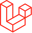 Laravel development services Laravel logo