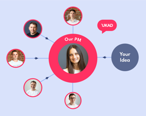 illustration of custom software product